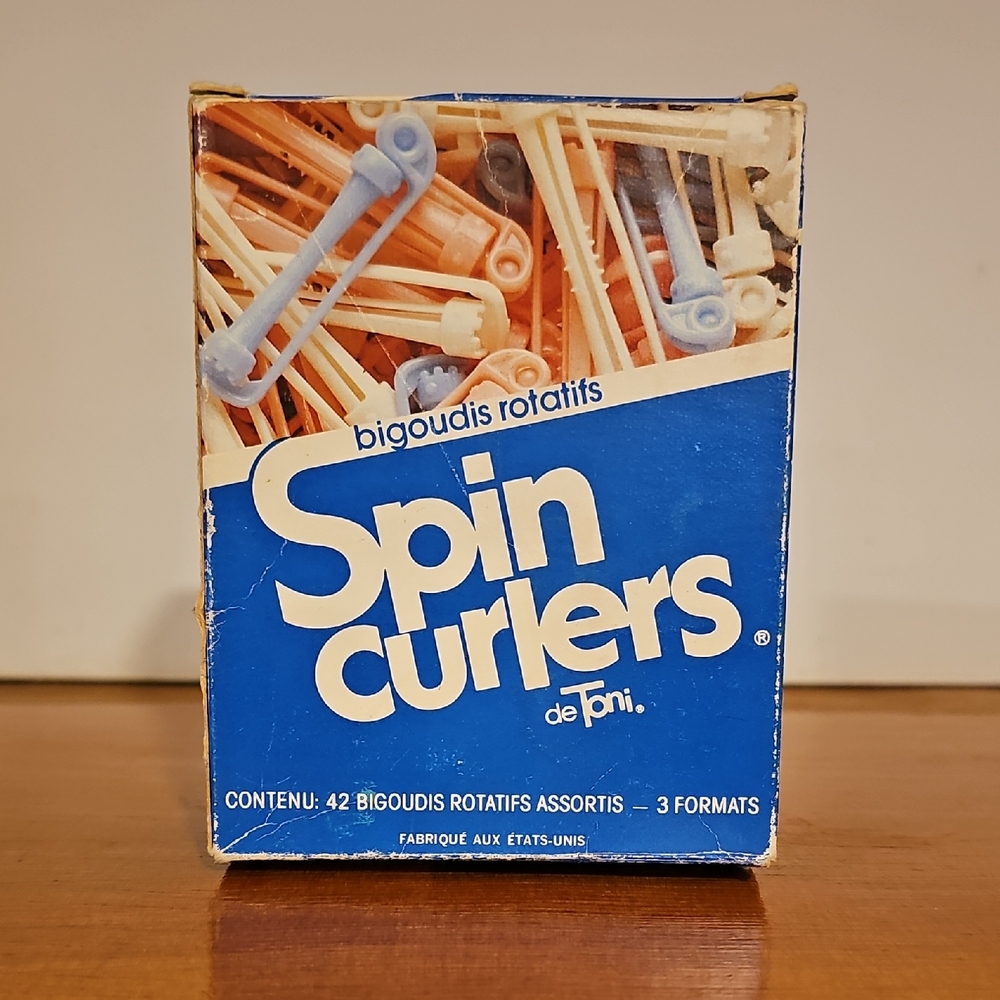 Vintage 70s Deadstock Spin Curlers - Assorted Colors